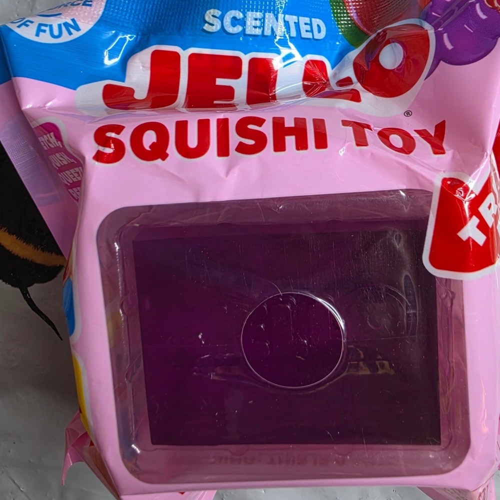 Jell-O Scented Squishi Toy Purple Grape Fidget Stress Relief Sensory Toy NEW